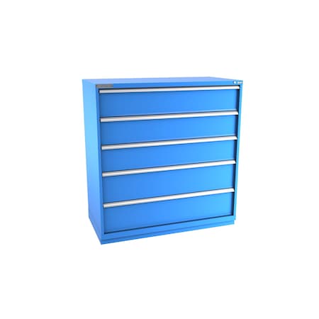 Champion Tool Storage Modular Drawer Cabinet, 5 Drawer, Blue, Steel, 56-1/2 in W x 28-1/2 in D x 59-1/2 in H D27000501ILCFTB-BB